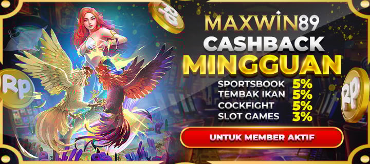 BONUS CASHBACK MINGGUAN